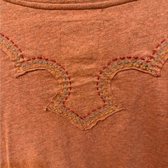 Double D Ranch Rust Rough Rider Graphic Long Sleeve Tee - Picture 6 of 8